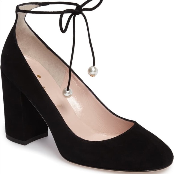 Kate Spade black suede shoes - Picture 2 of 3